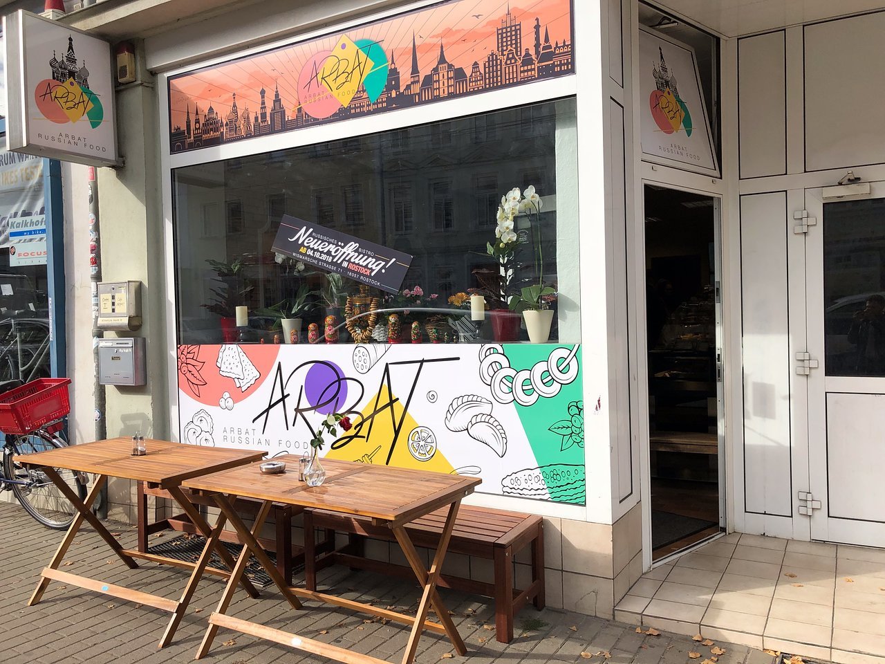 Café Arbat restaurant in Rostock, Germany