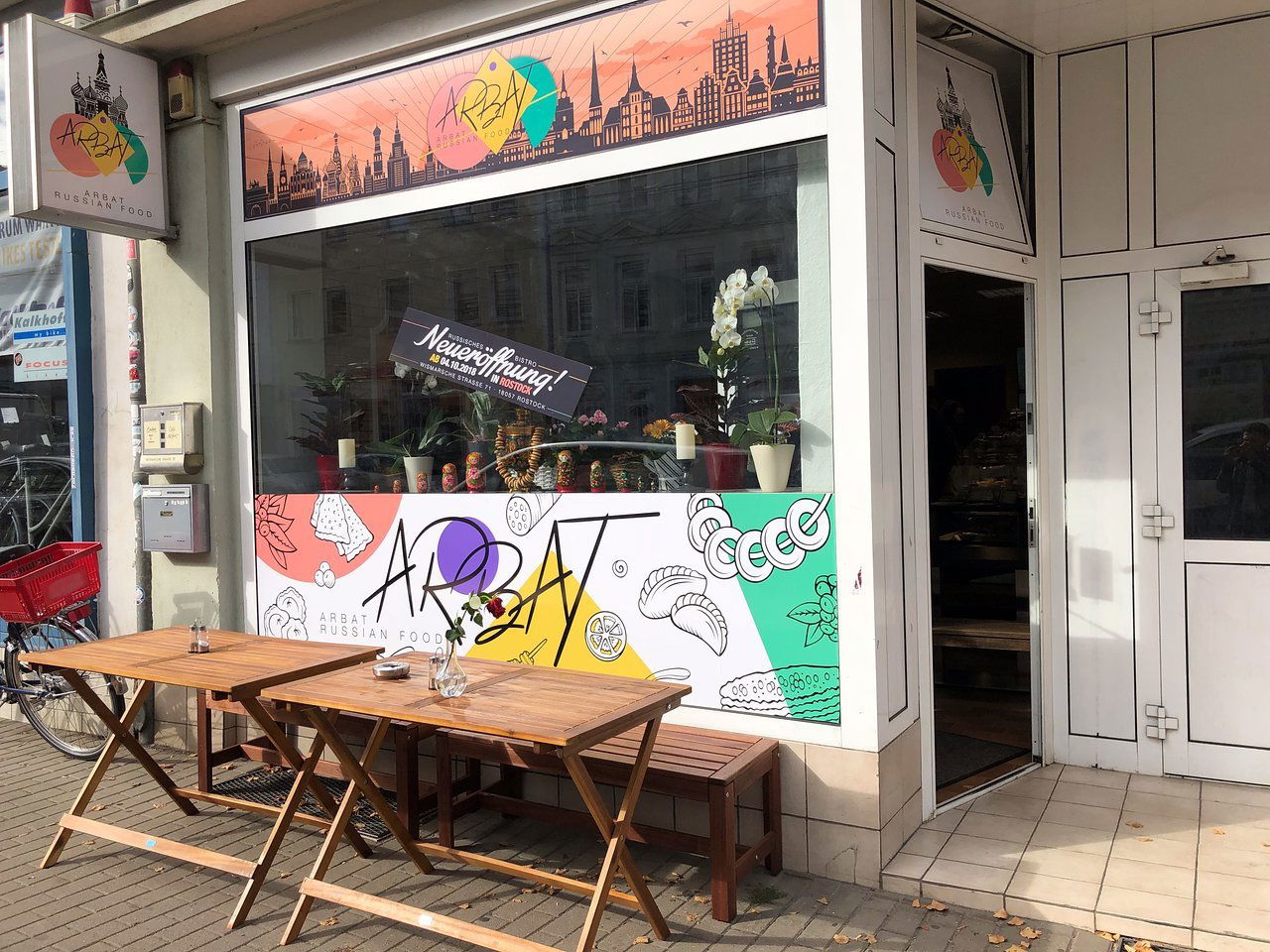 Café Arbat, Restaurant in Rostock