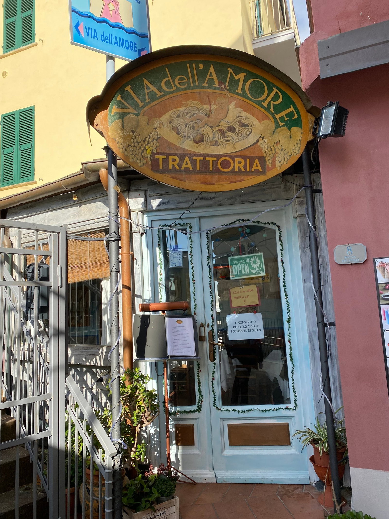 Trattoria Via dell'Amore, Riomaggiore, Italy