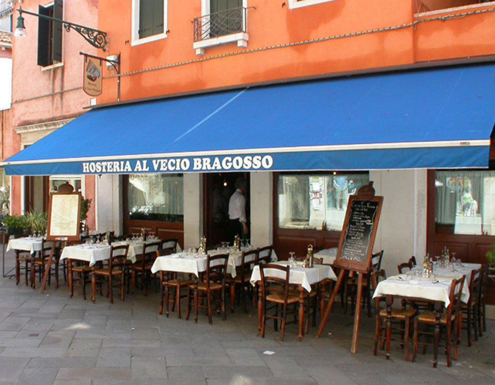 Hosteria Al Vecio Bragosso restaurant in Venice, Italy