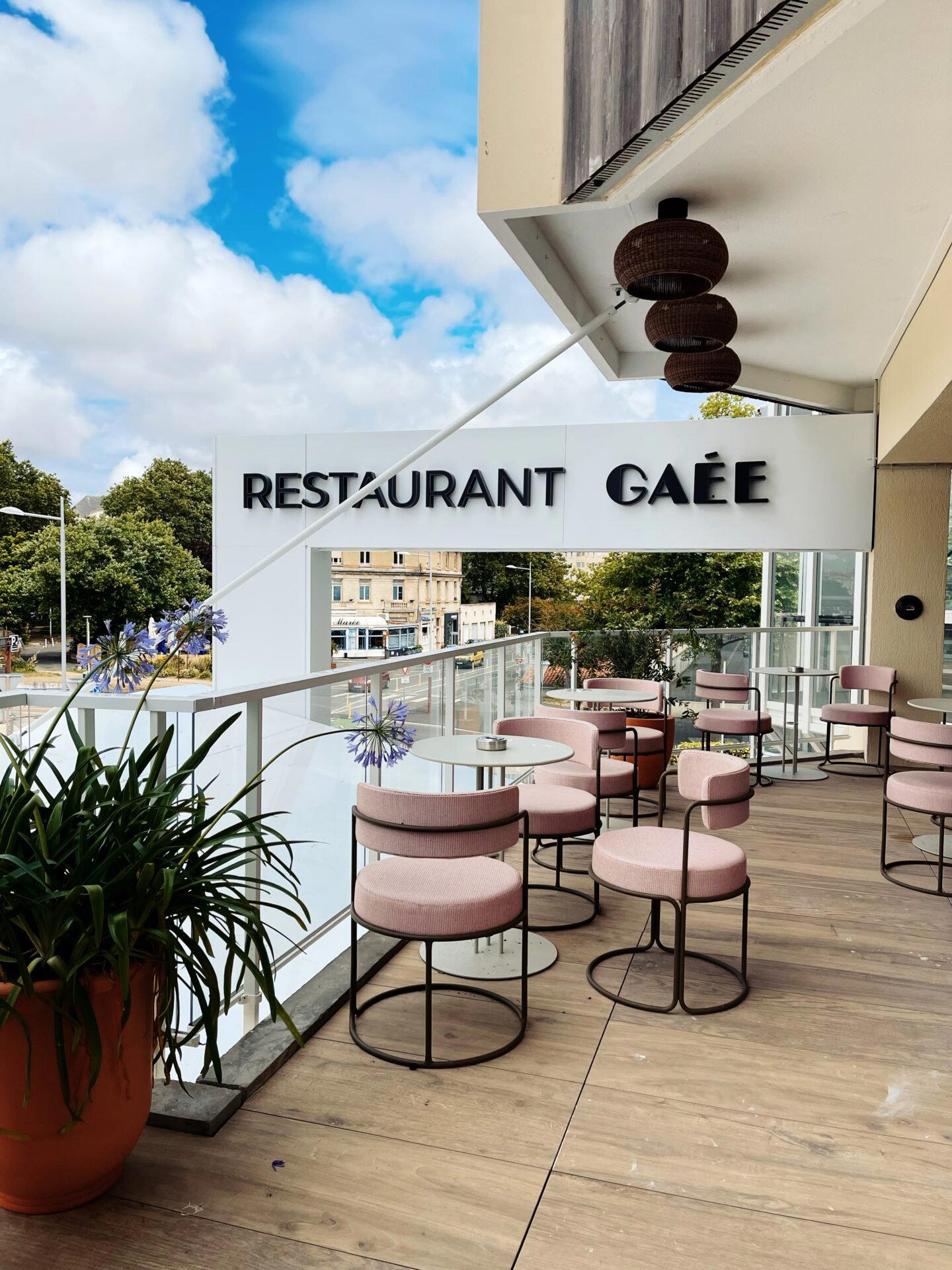 Gaée restaurant in La Rochelle, France