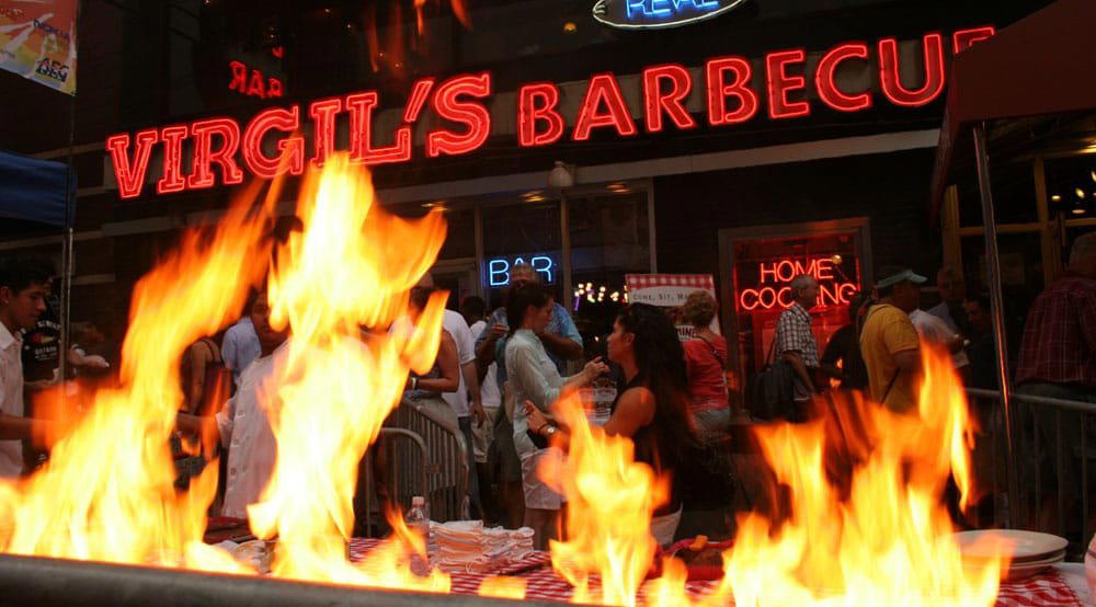 Virgil's Real BBQ restaurant in New York City, United States