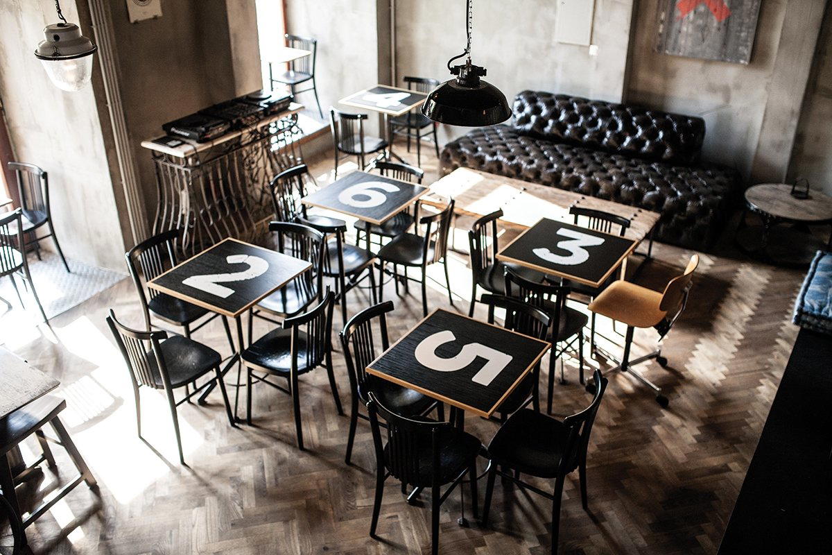 Cafe Mitte restaurant in Graz, Austria