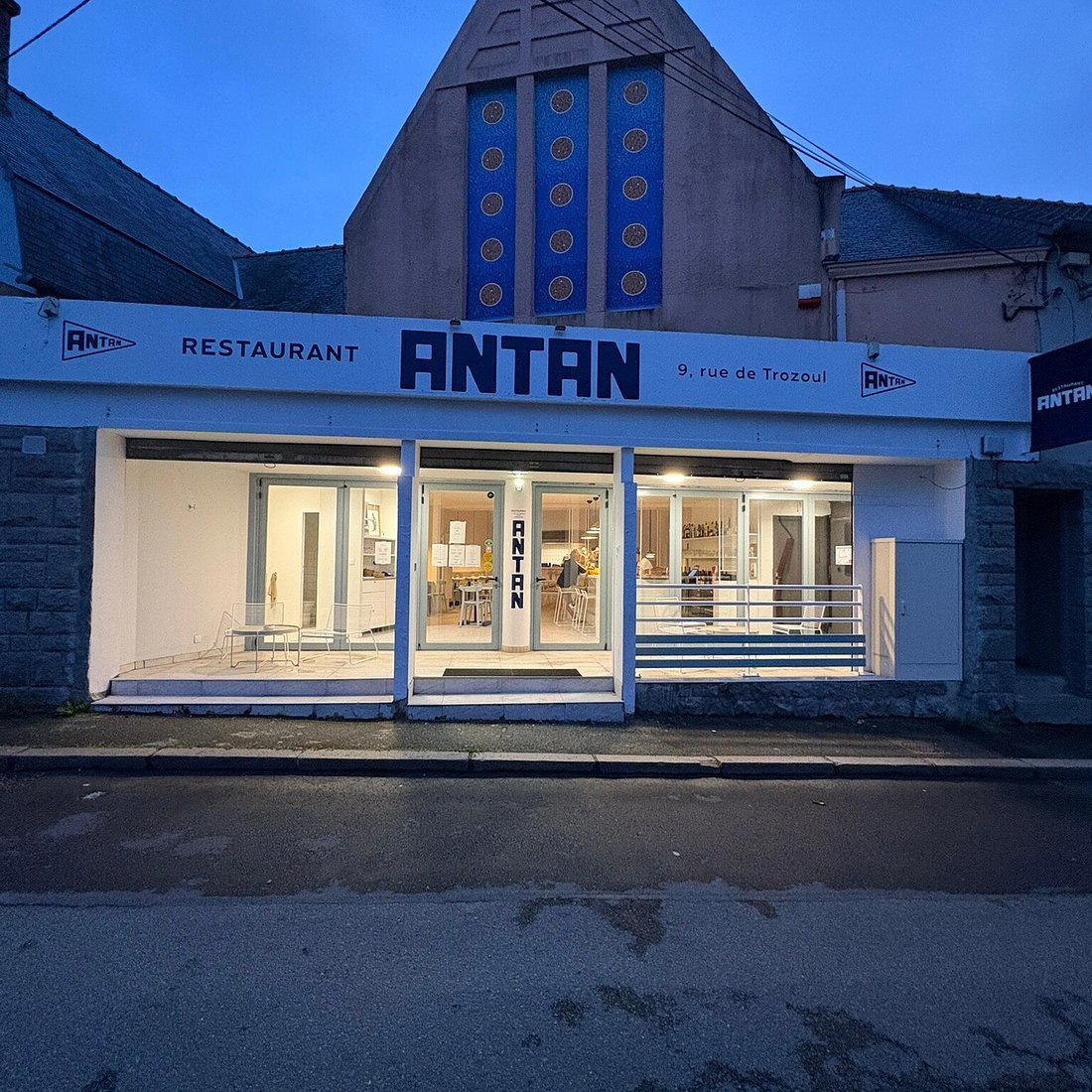 ANTAN restaurant in Trébeurden, France