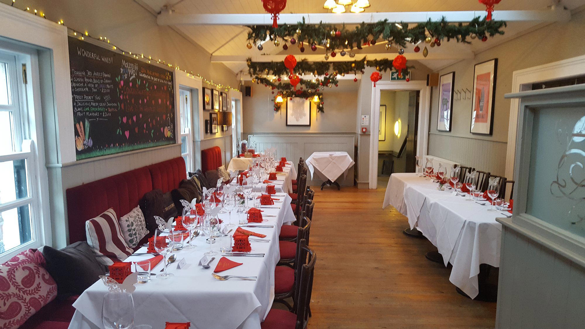 Molly's Yard restaurant in Belfast, United Kingdom