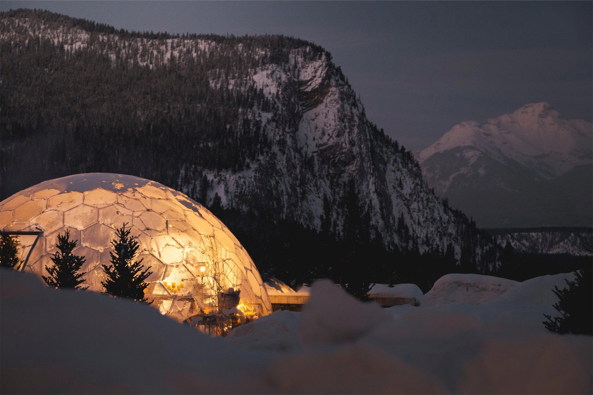360° Dome restaurant in Banff
