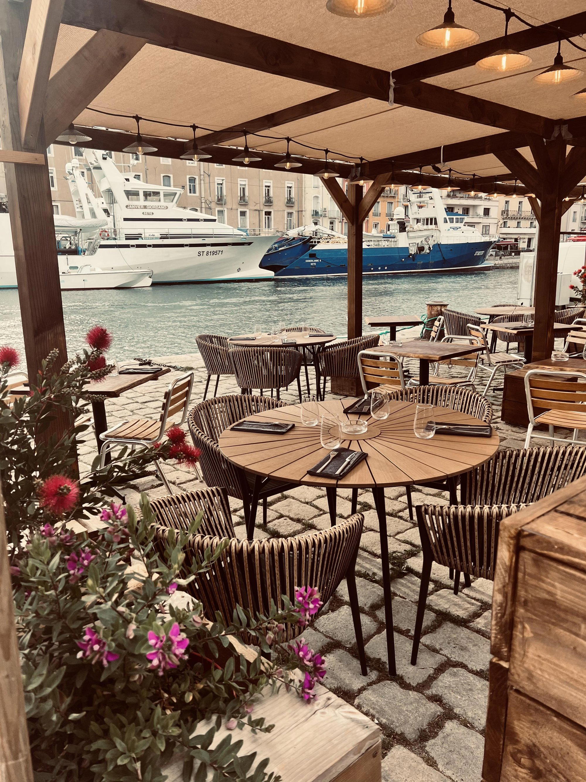 Quai d'en Face restaurant in Sète, France