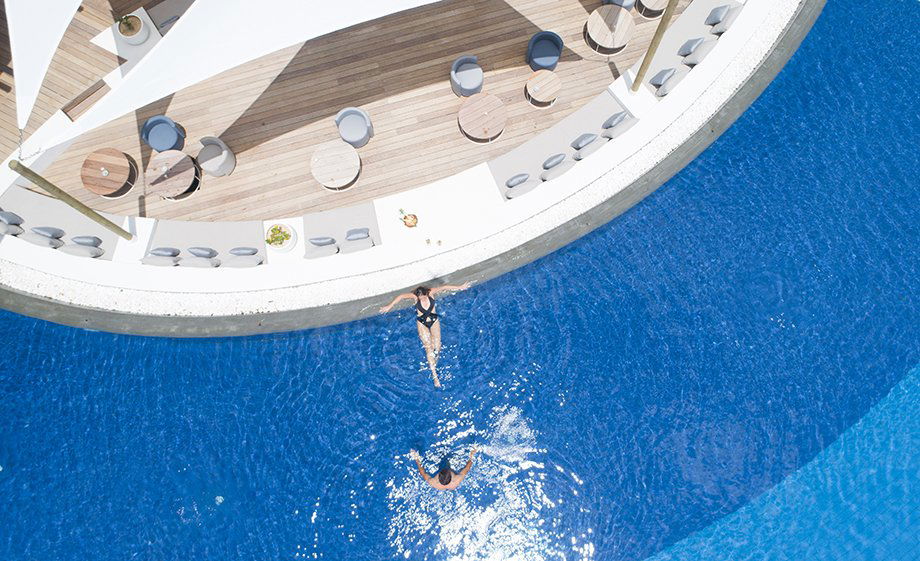 C Beach Club, Restaurant in Bel Ombre