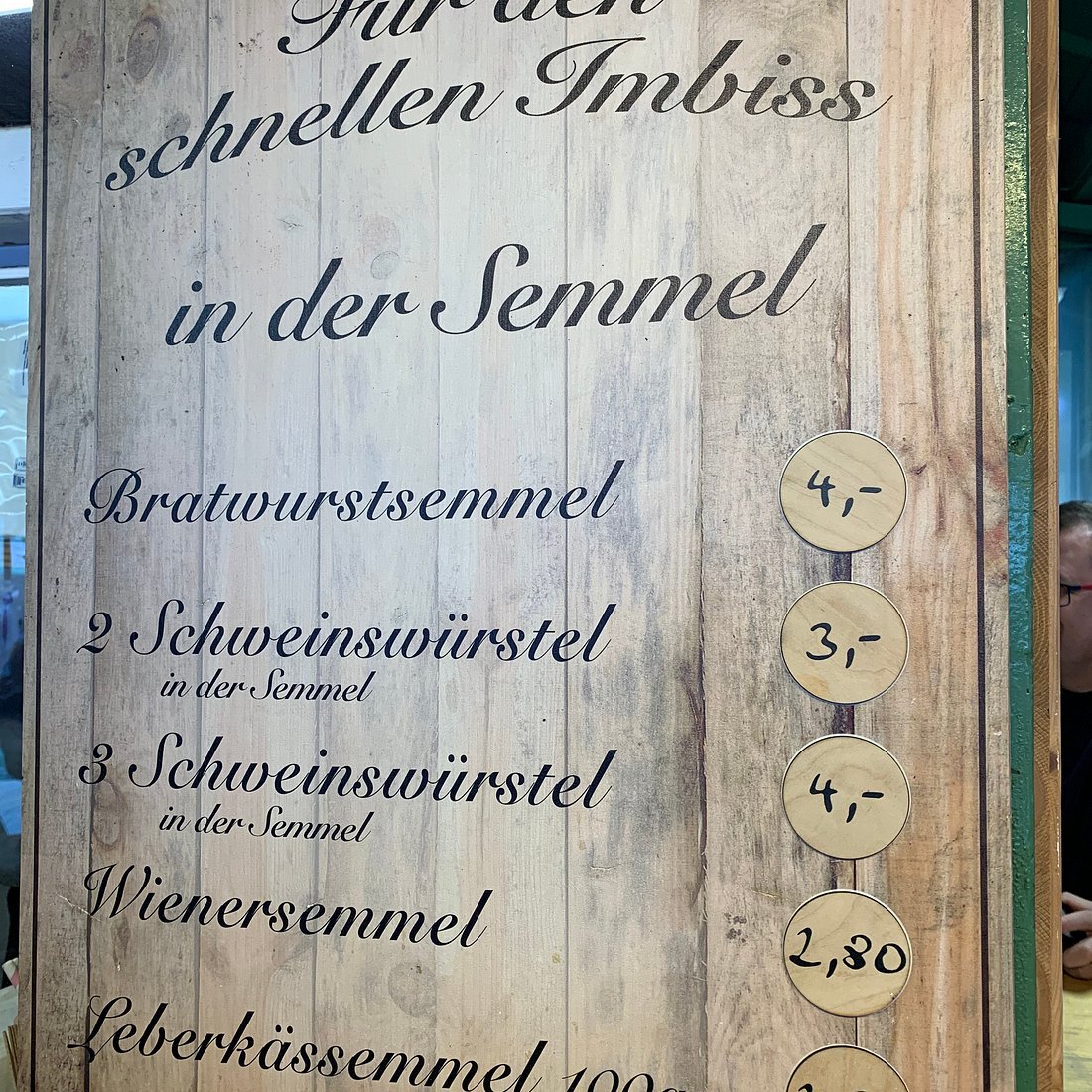 Wurstimbiss Teltschik restaurant in Munich, Germany