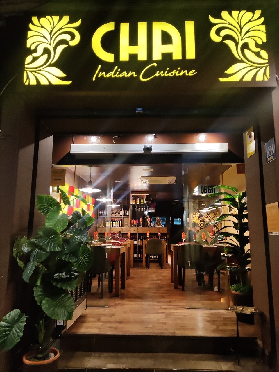 Chai Indian Cuisine restaurant in Castelldefels, Spain