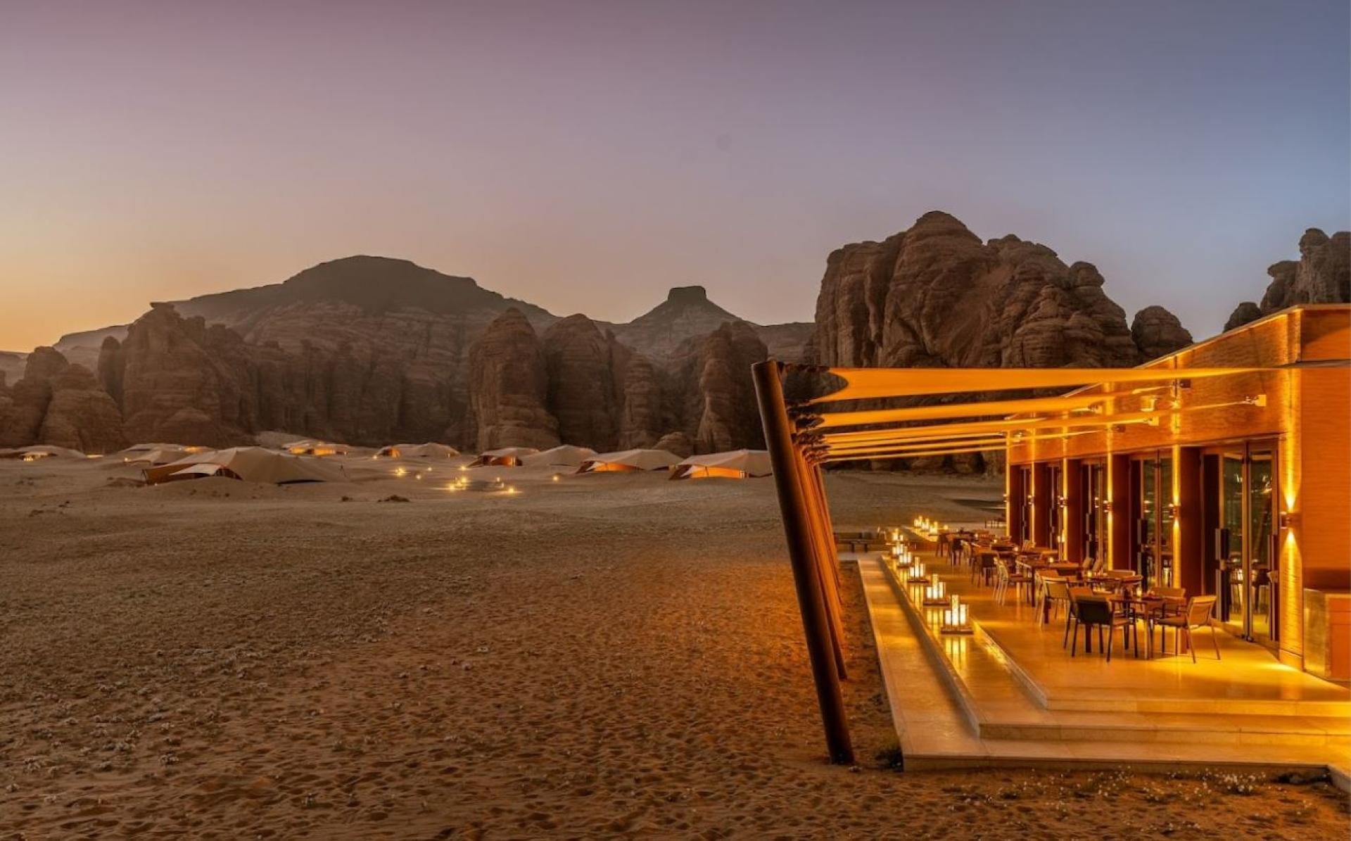 Harrat restaurant in AlUla, Saudi Arabia