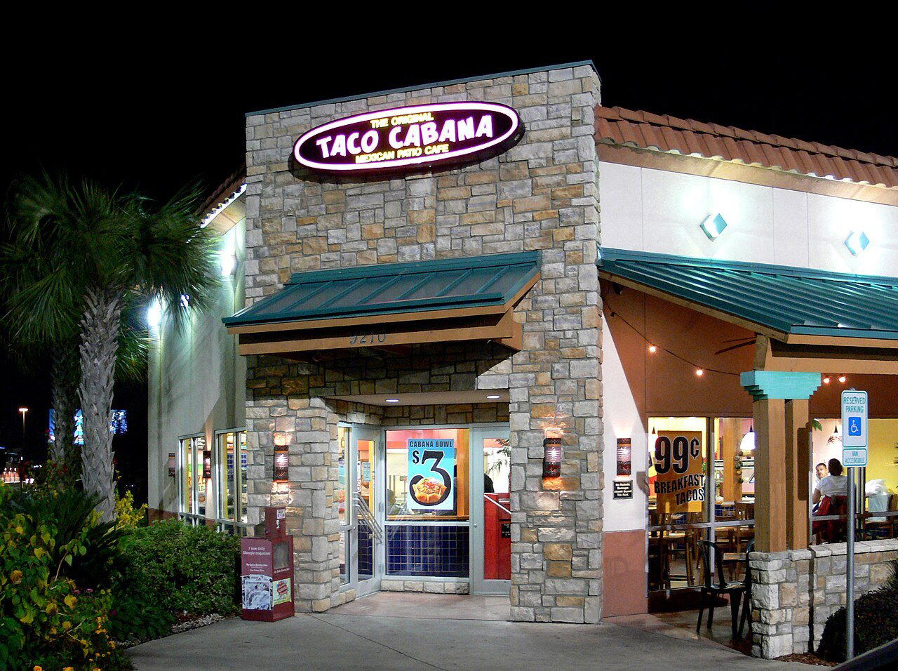 Taco Cabana restaurant in Dallas, United States