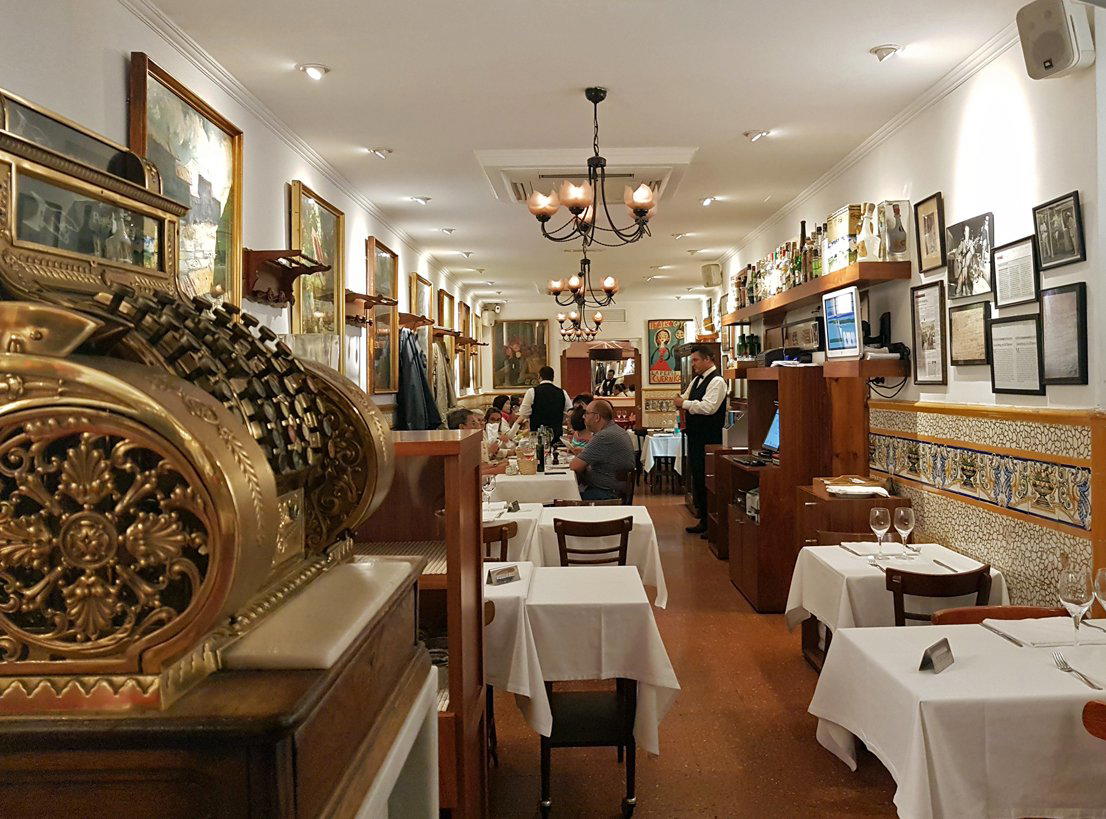 Ca l'Estevet restaurant in Barcelona, Spain