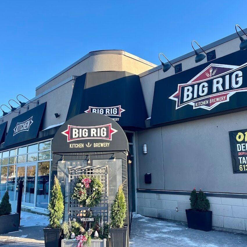 Big Rig Kitchen and Brewery restaurant in Ottawa, Canada