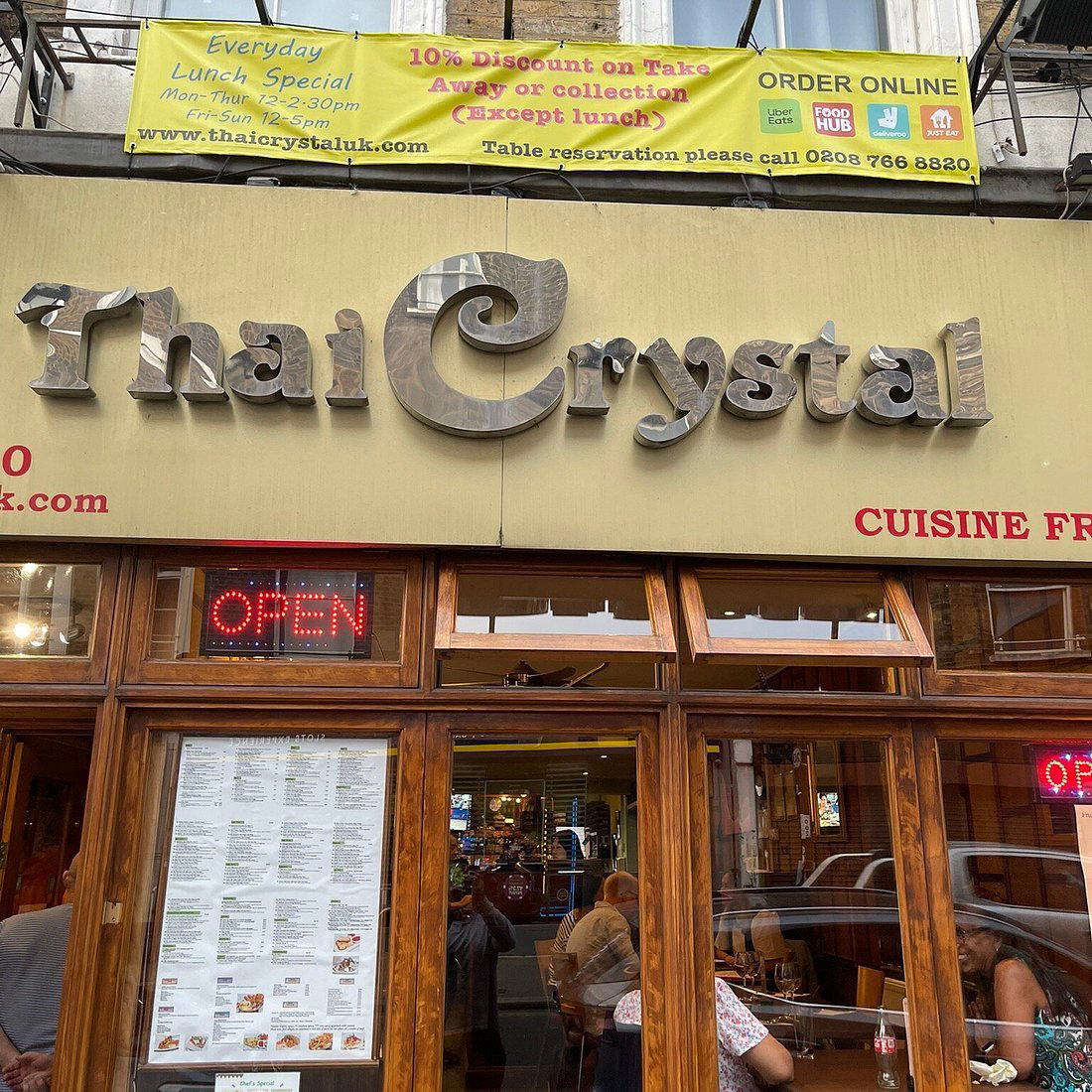 Thai Crystal restaurant in London, United Kingdom