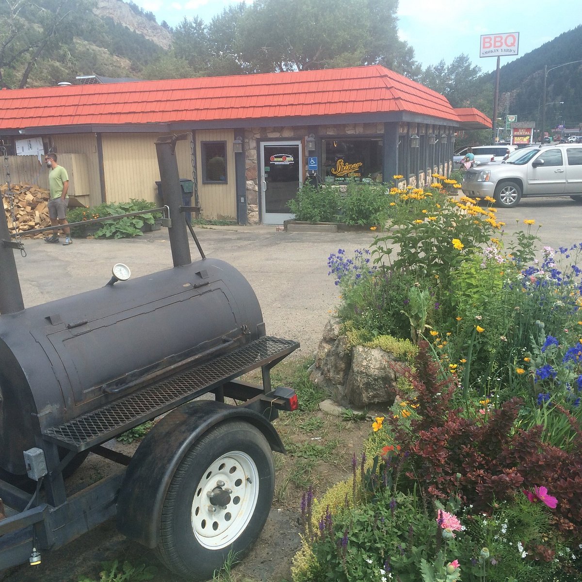 Smokin Yard's BBQ restaurant in Idaho Springs