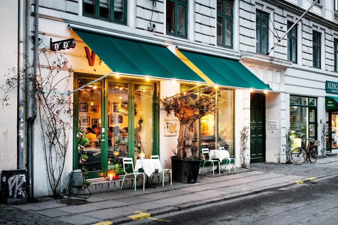 Vespa restaurant in Copenhagen, Denmark