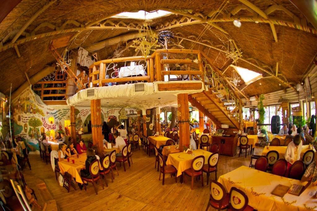 O'panas restaurant in Kyiv, Ukraine