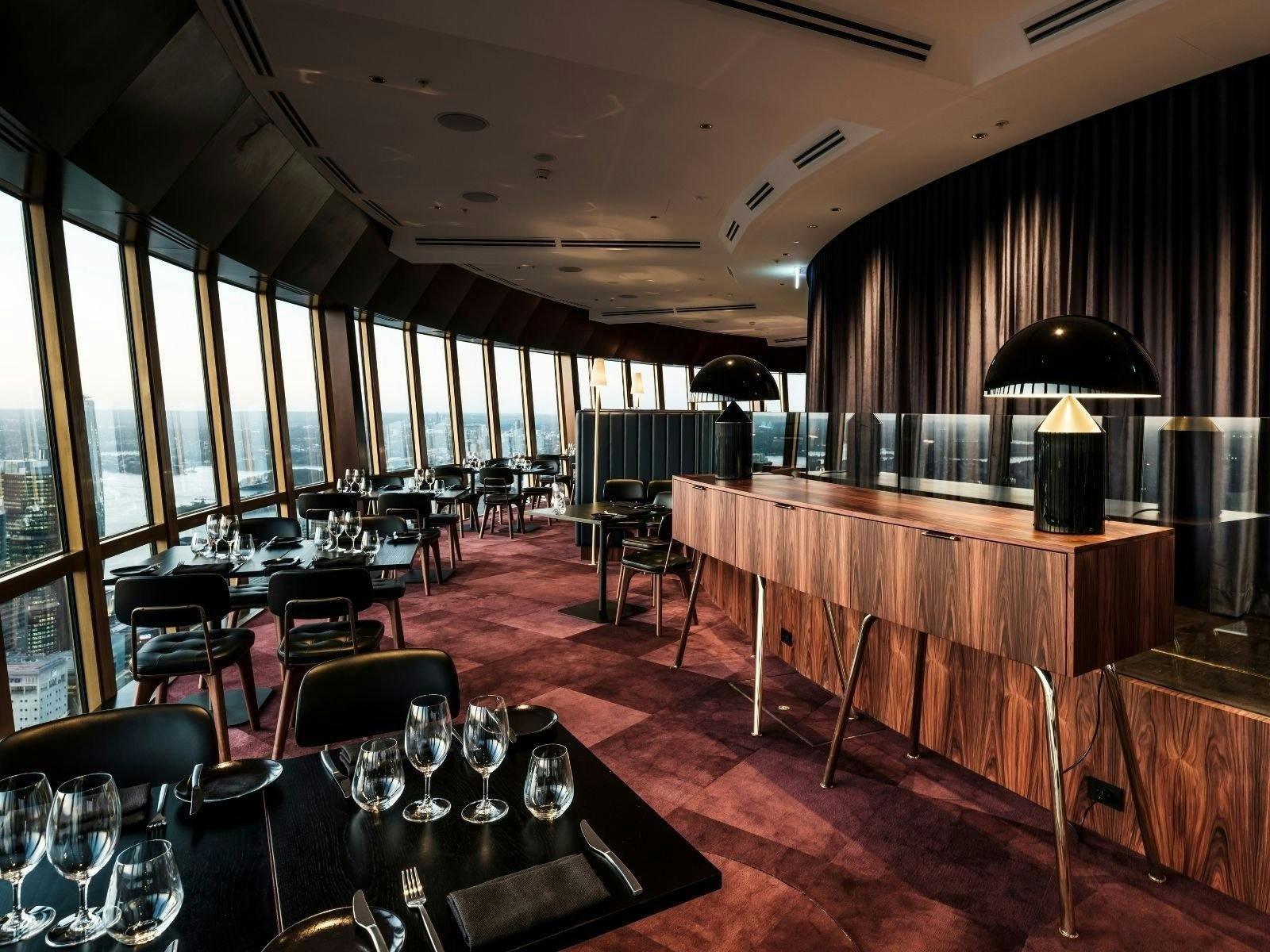 Infinity at Sydney Tower restaurant in Sydney, Australia