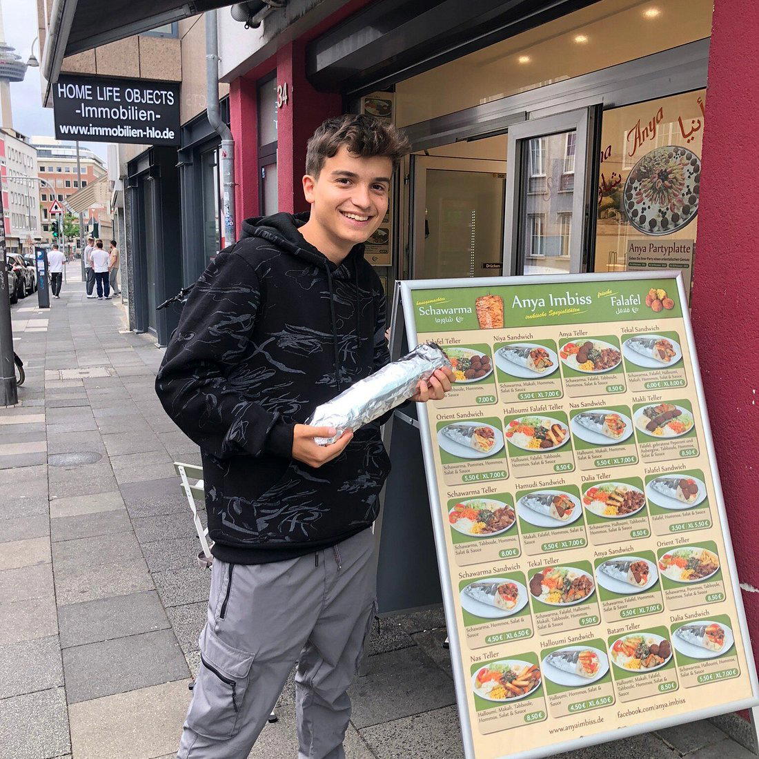 Anya Imbiss restaurant in Cologne, Germany
