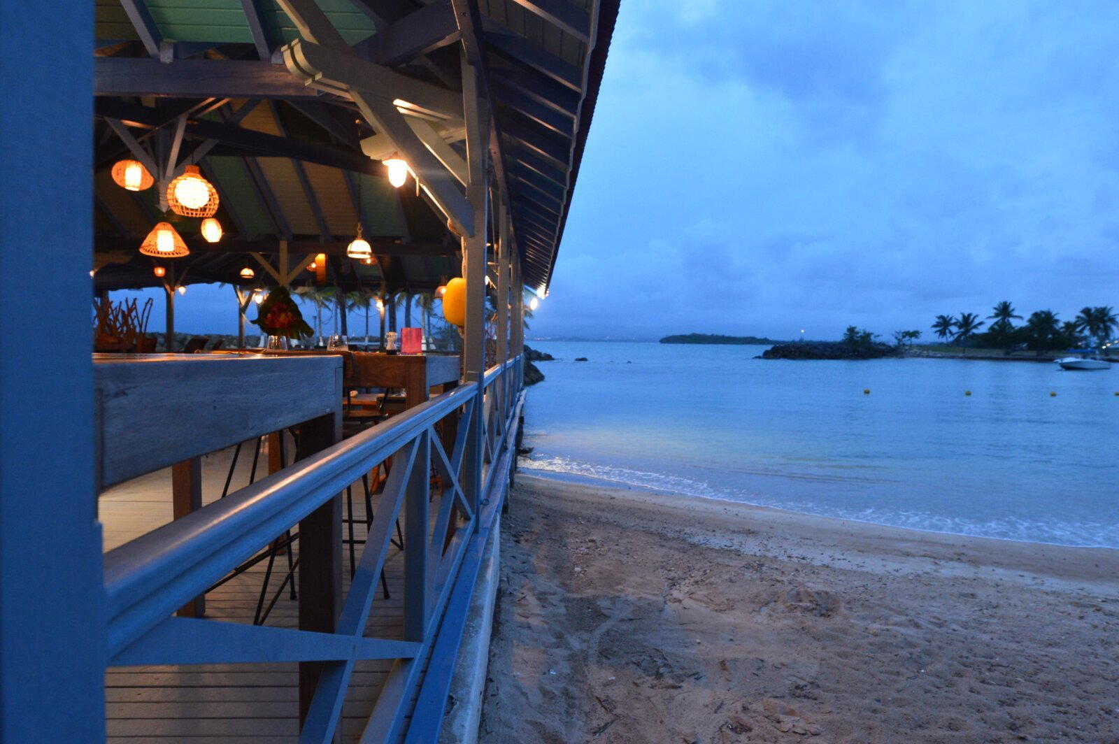 Entre Ciel et Mer restaurant in Le Gosier, Guadeloupe
