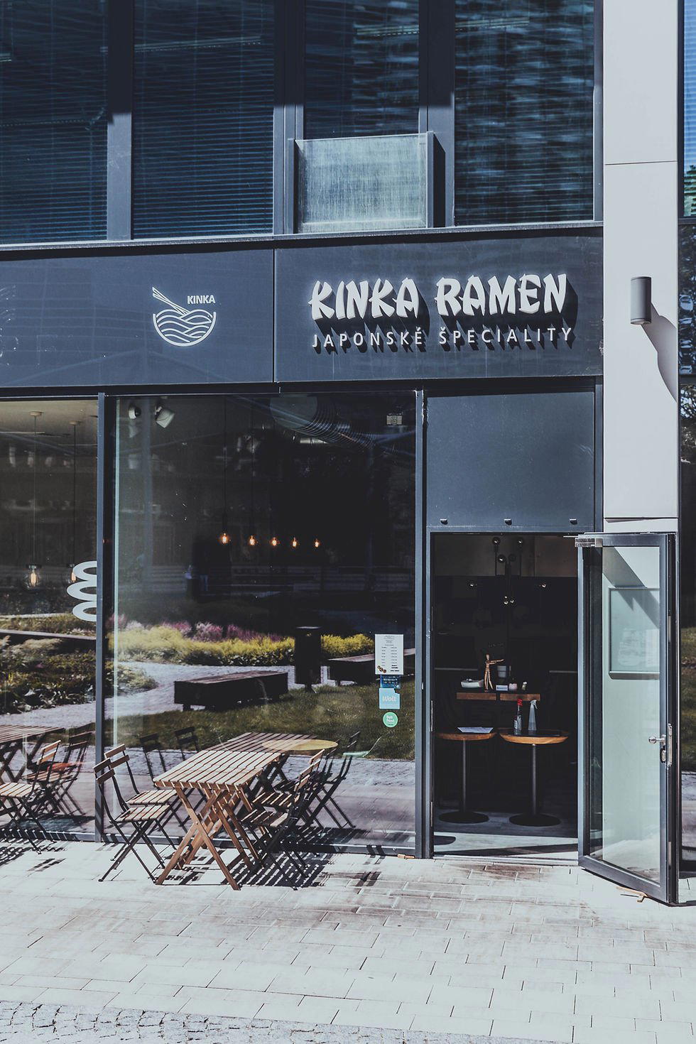 Kinka Ramen restaurant in Bratislava, Slovakia