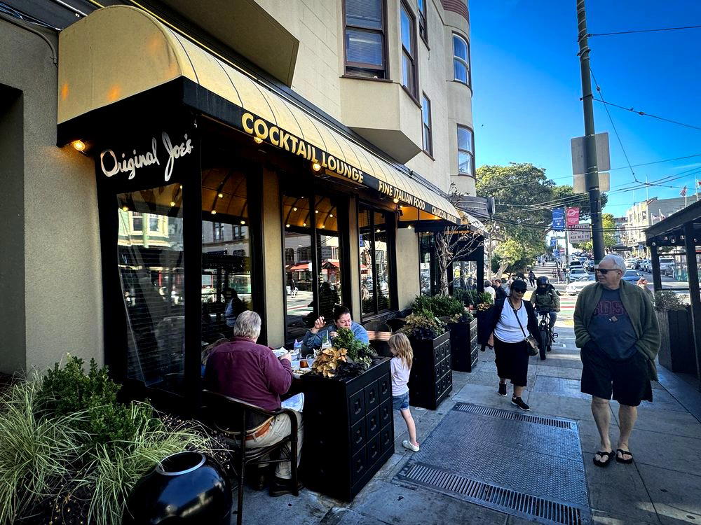 Street restaurant in San Francisco, United States