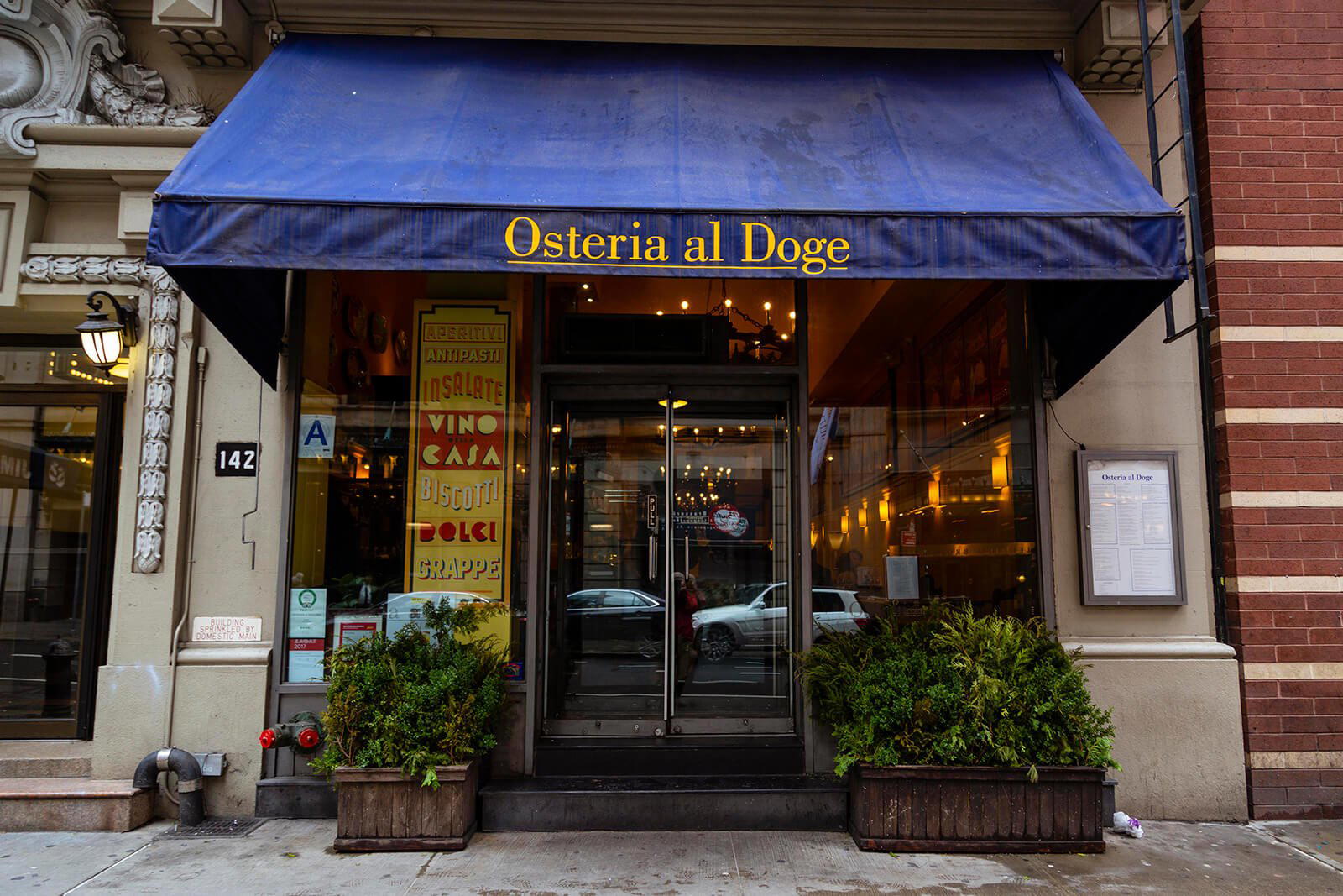Osteria al Doge restaurant in New York City, United States