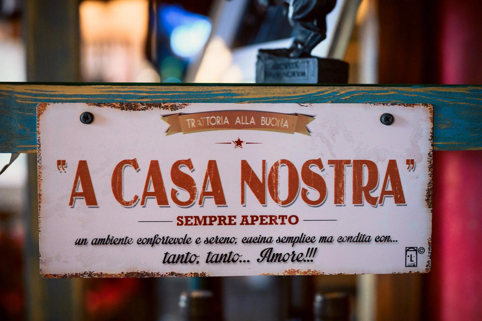 Casa Nostra restaurant in Riga, Latvia