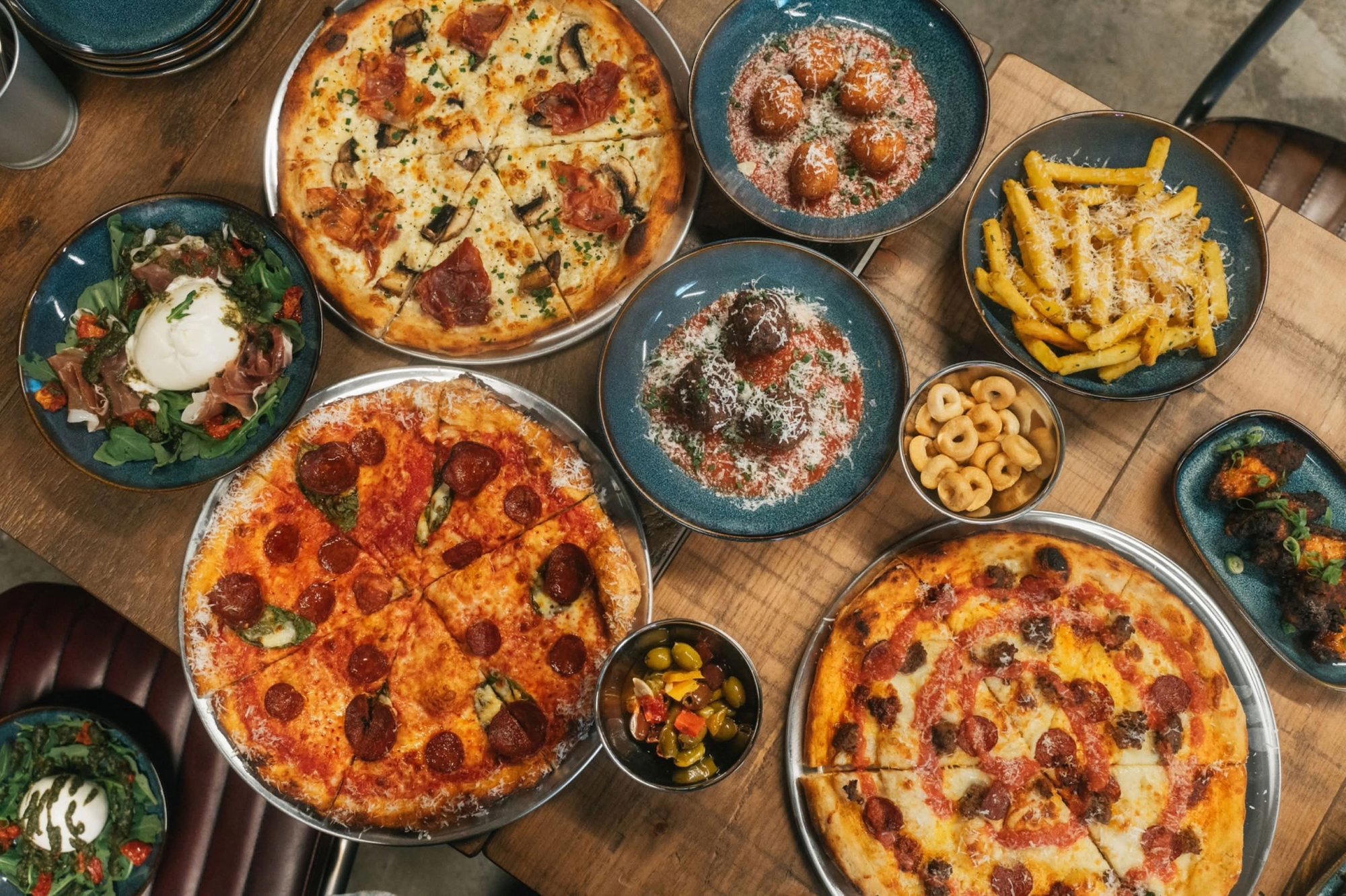 MOB pizza socials restaurant in London, United Kingdom