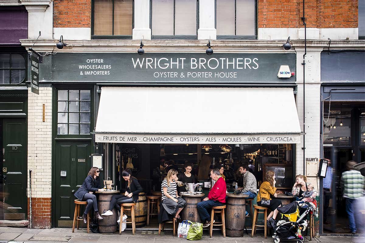Wright Brothers Borough Market restaurant in London, United Kingdom