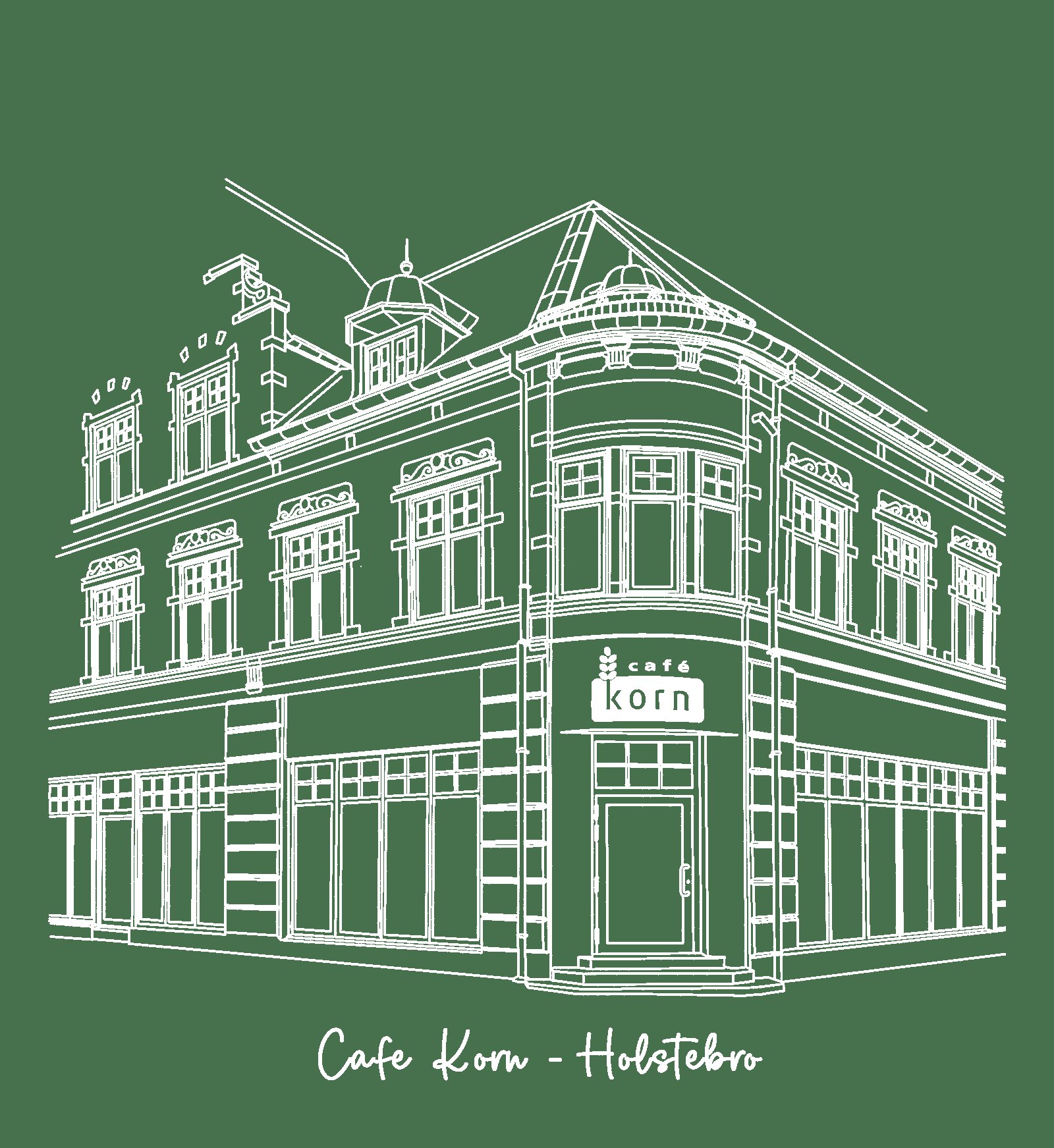 Café Korn restaurant in Holb K, Denmark