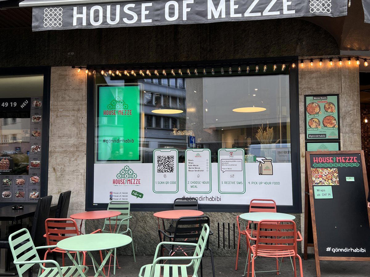 House of Mezze restaurant in Zürich, Switzerland