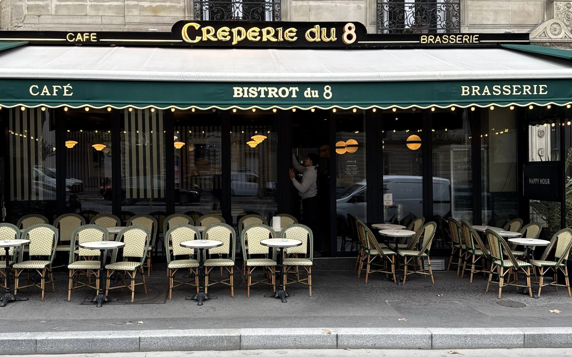 Bistrot du 8ème restaurant in Paris, France