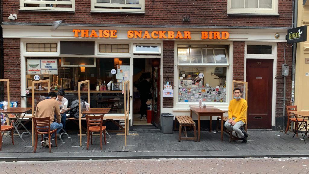 Thaise Snackbar Bird restaurant in Amsterdam, Netherlands