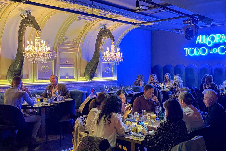 Aurora restaurant in Madrid, Spain