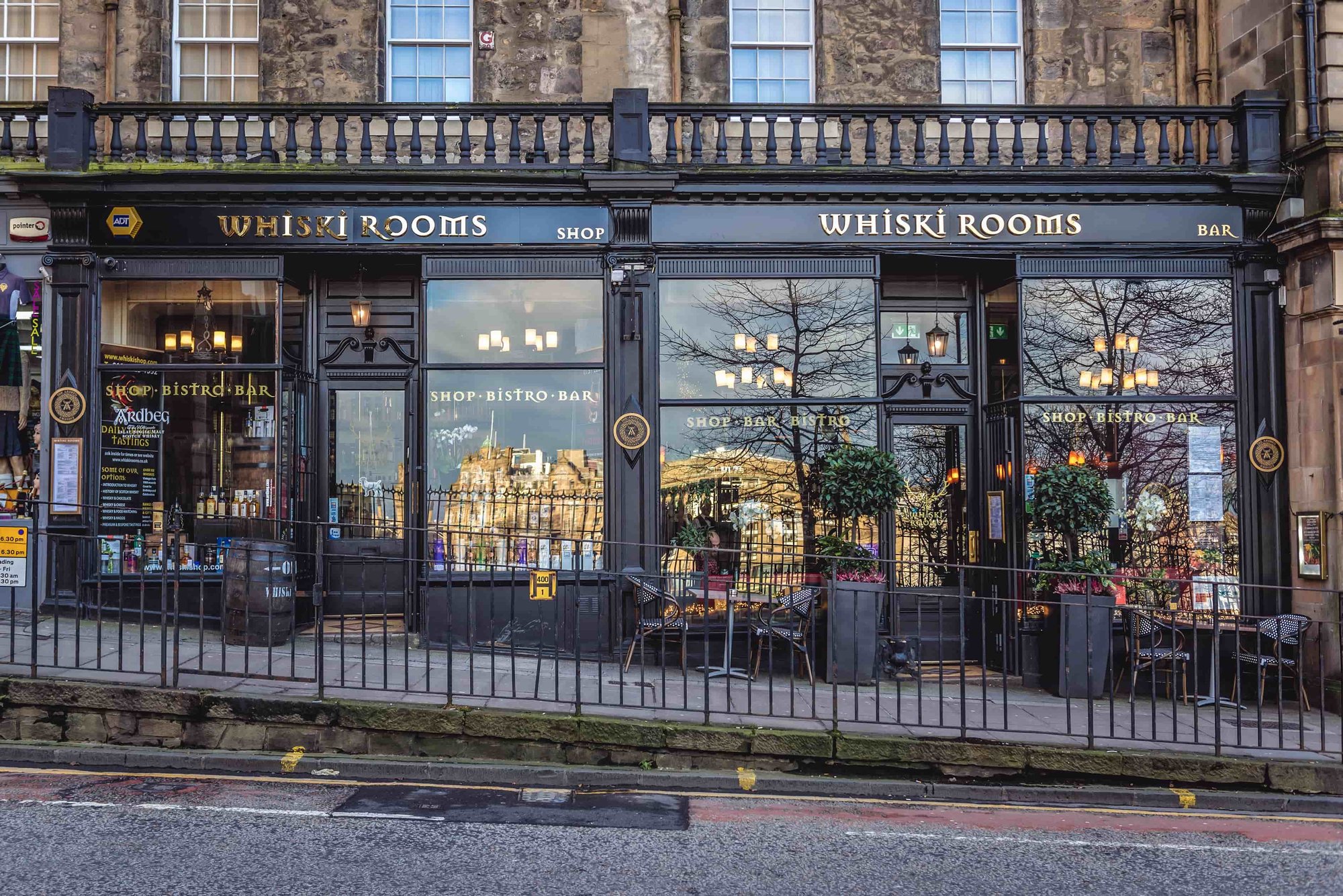 Whiski Rooms restaurant in Edinburgh, United Kingdom