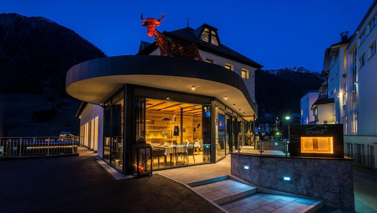 Stiar restaurant in Ischgl, Austria