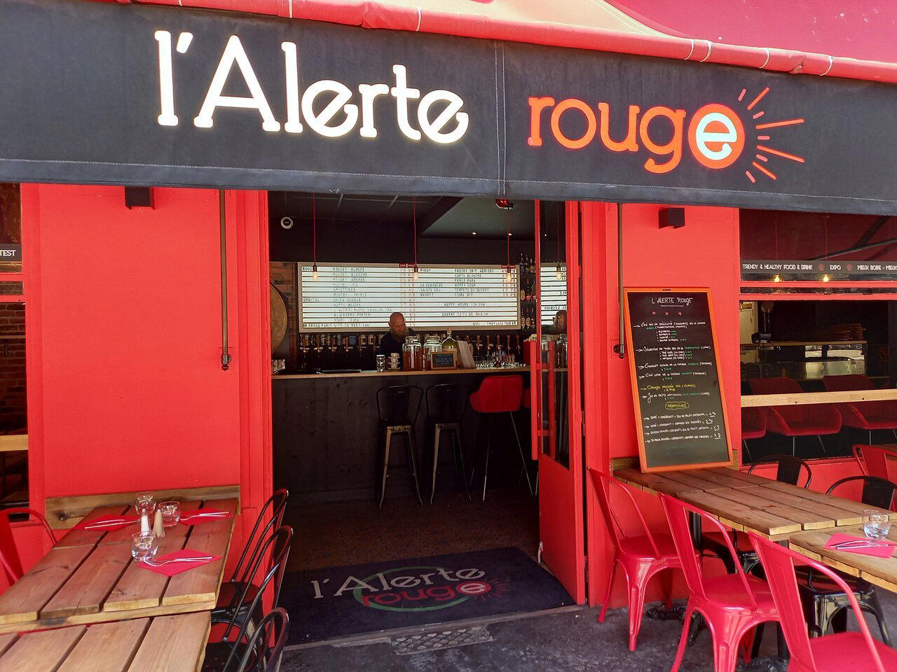 L'Alerte Rouge restaurant in Lyon, France