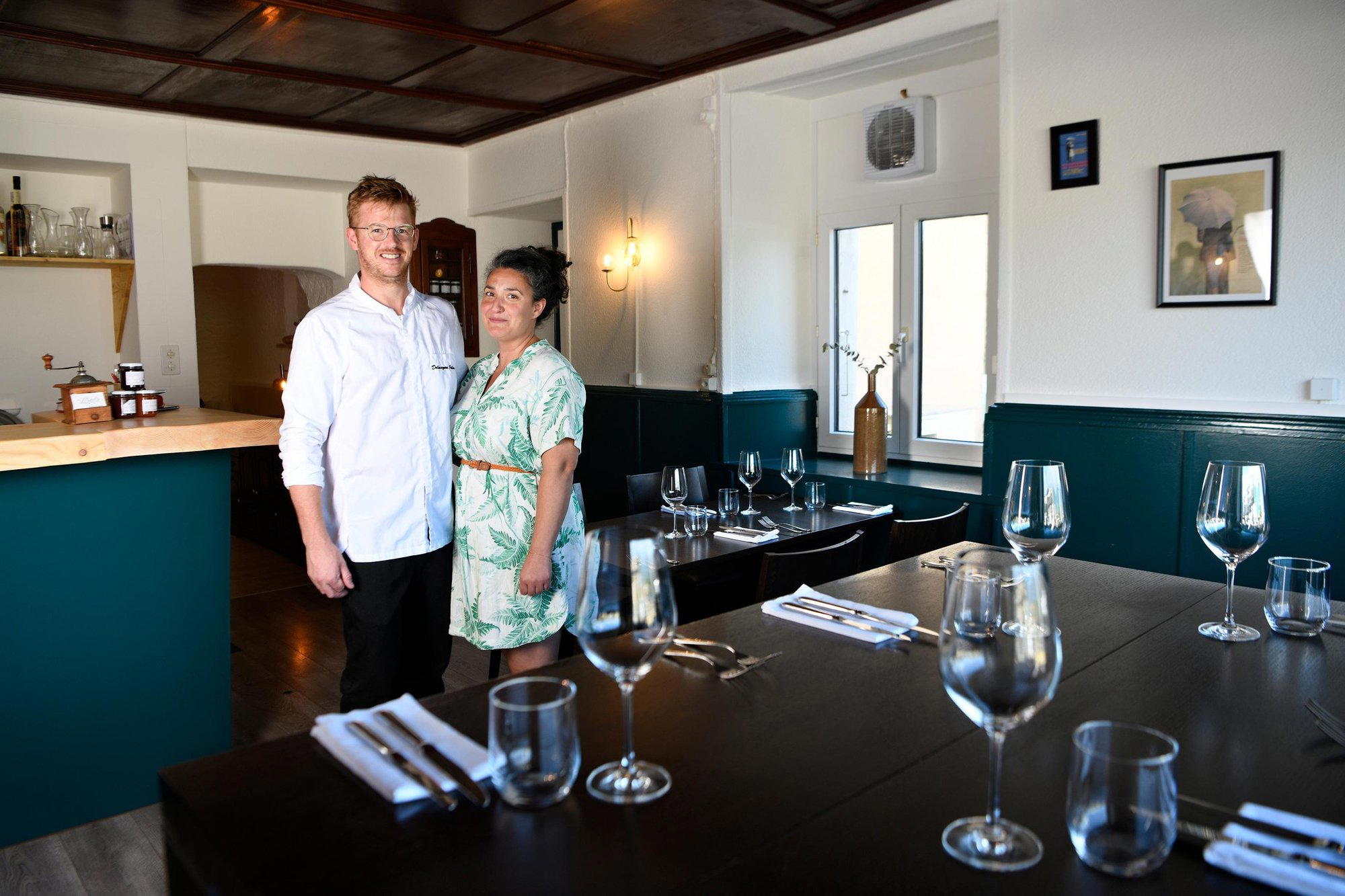 L'Oxalis restaurant in Les Evouettes, Switzerland