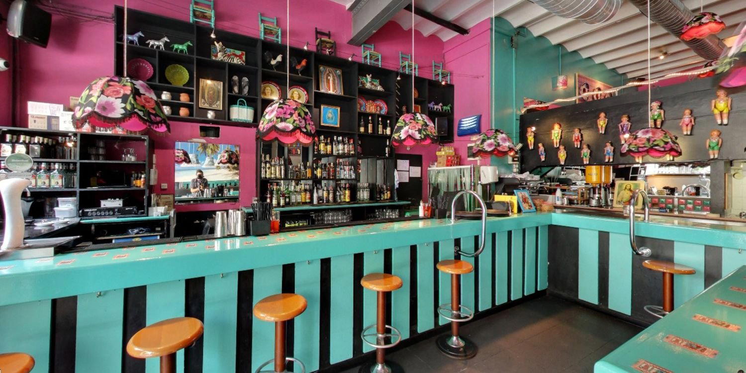 Rosa Negra restaurant in Barcelona, Spain