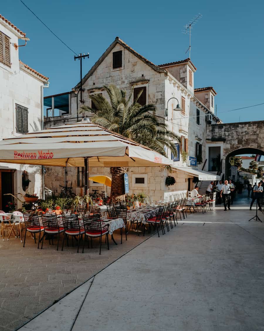 Mario restaurant in Rogoznica, Croatia