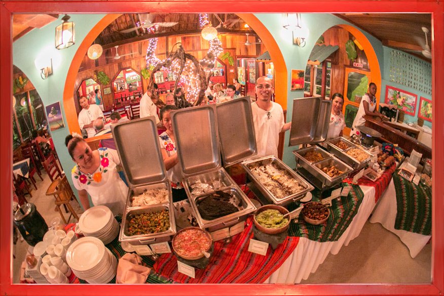 Elvi's Kitchen restaurant in San Pedro, Belize