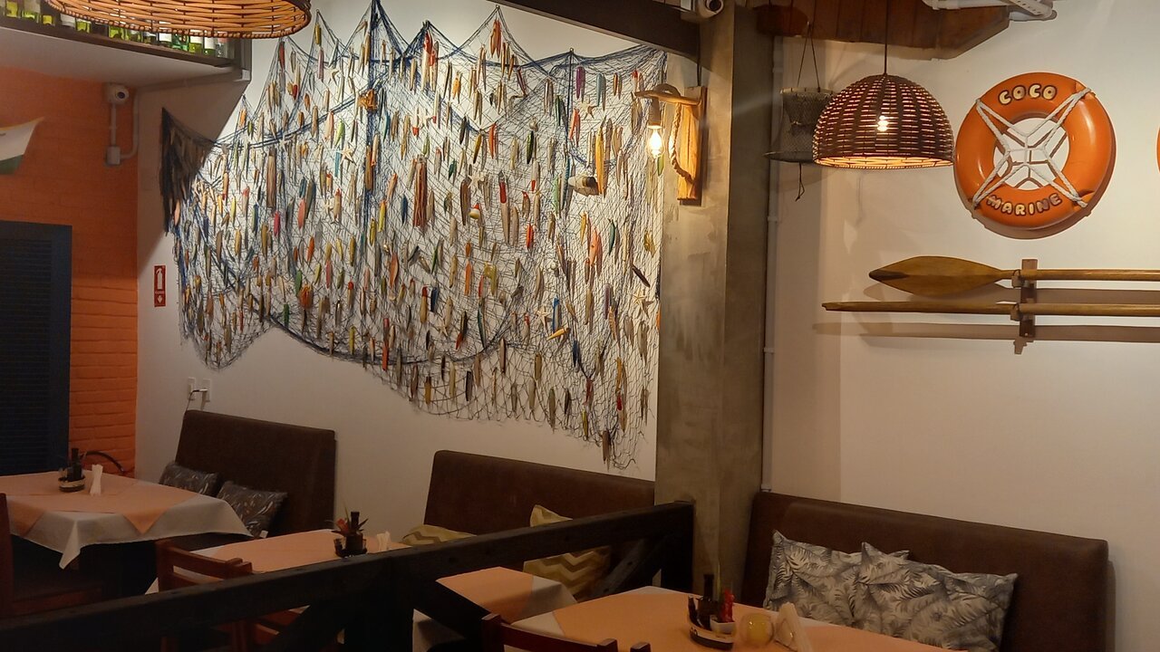 Coco Marine restaurant in Santos, Brazil