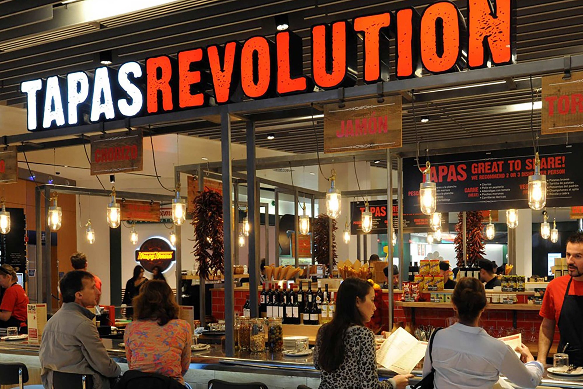 Tapas Revolution restaurant in London, United Kingdom