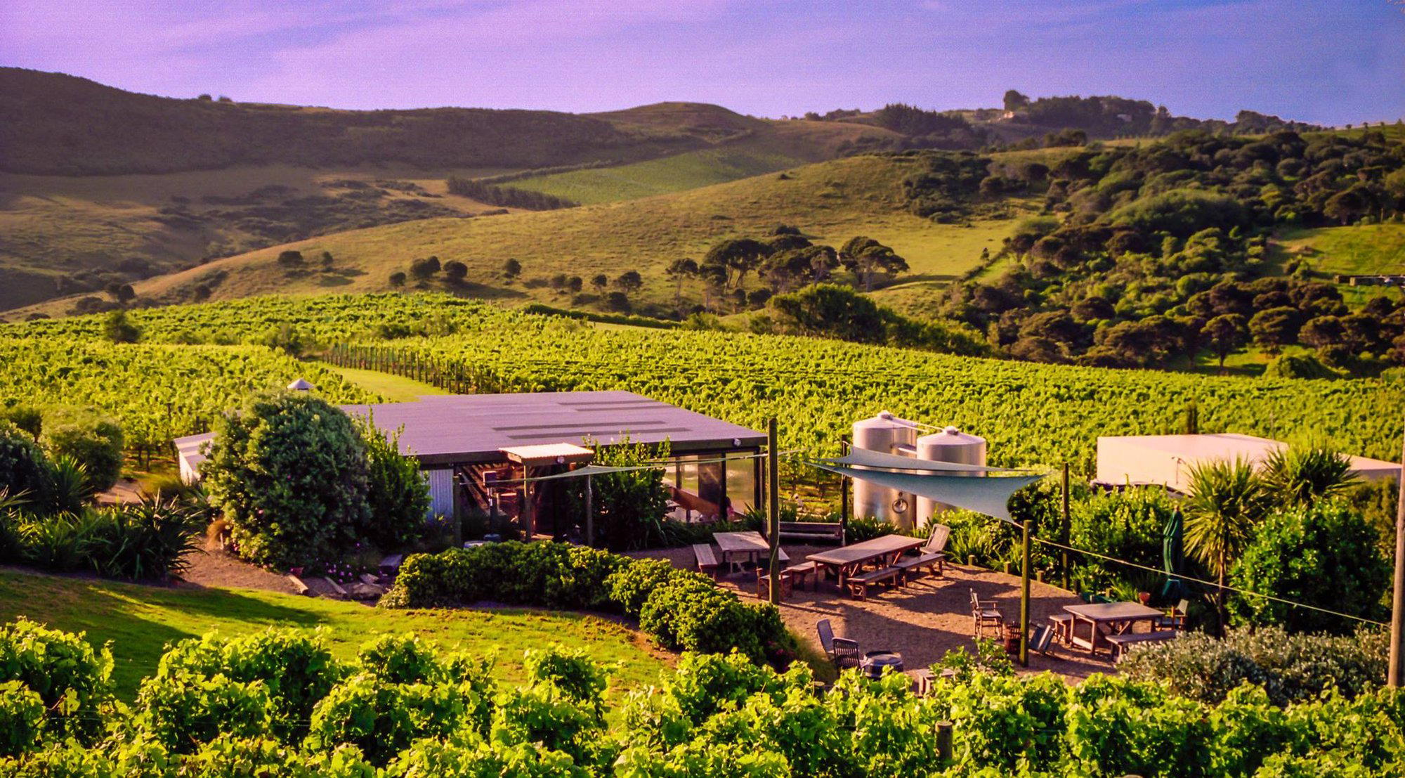 The Shed at Te Motu restaurant in Waiheke Island, New Zealand
