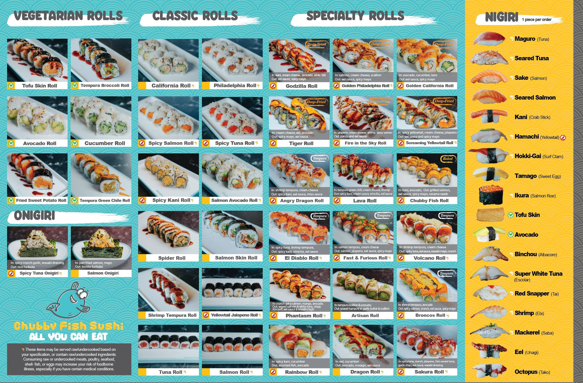 Chubby Fish Sushi restaurant in Thornton, United States