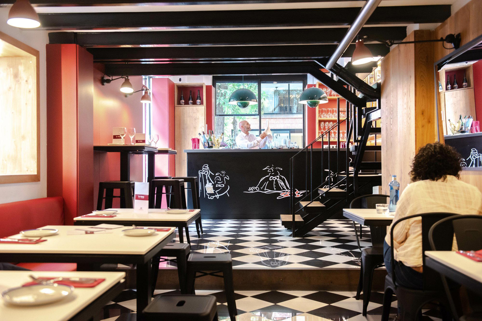 La Barra del 7 Portes restaurant in Barcelona, Spain