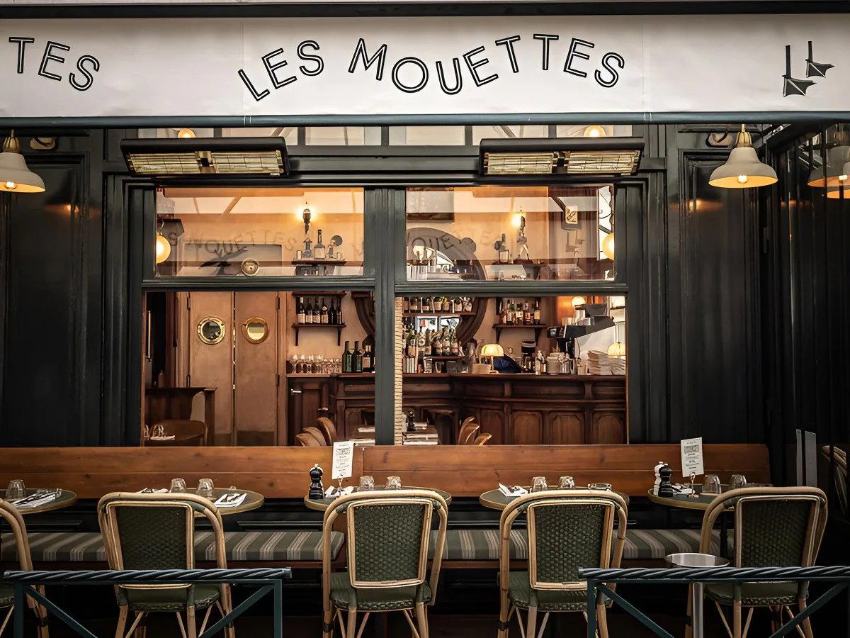 Les Mouettes restaurant in Trouville-sur-Mer, France