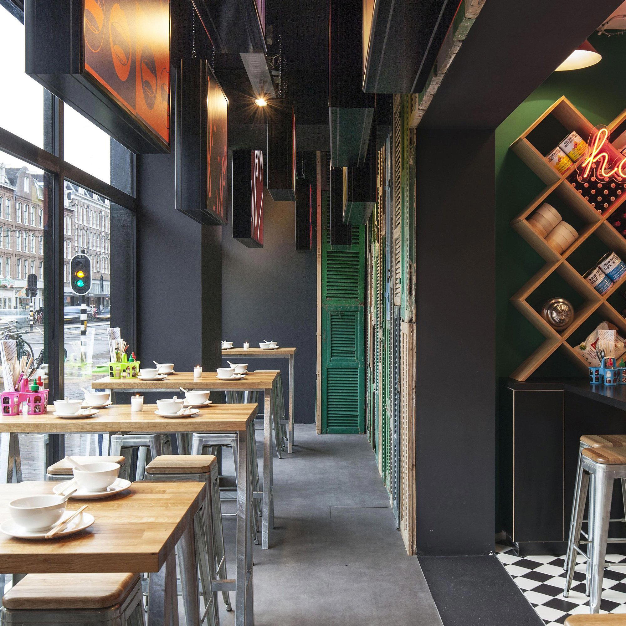 Happyhappyjoyjoy restaurant in Amsterdam, Netherlands